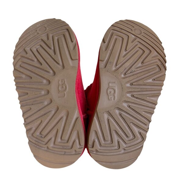 UGG Toddler Bailey Bow Boots (Red) - Size 10 - Picture 7 of 9